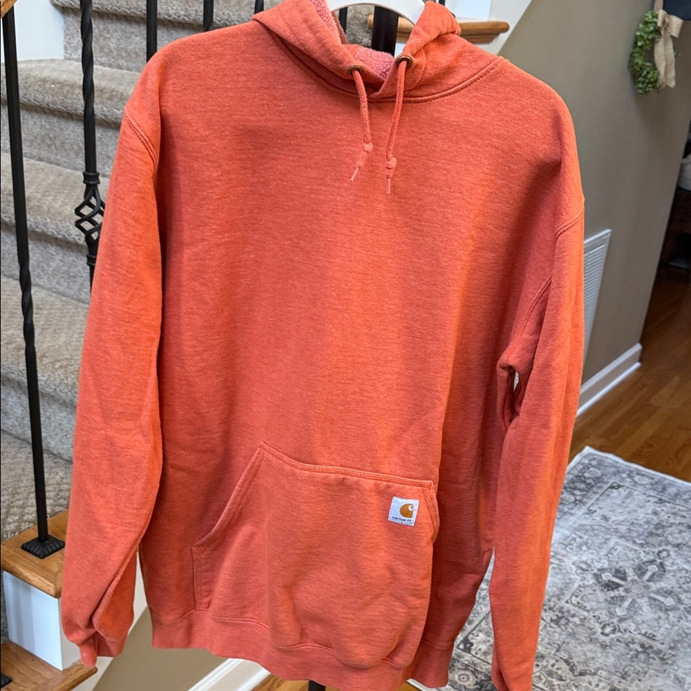 Carhartt Men's Rust Hoodie Sweater
